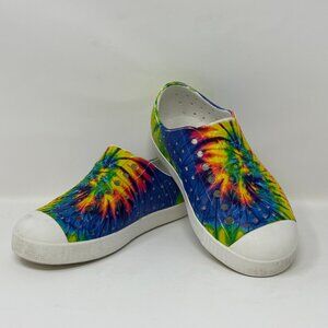 USED - Native Jefferson Marbled Tie-Dye Slip-On Toddler Shoes Size 10